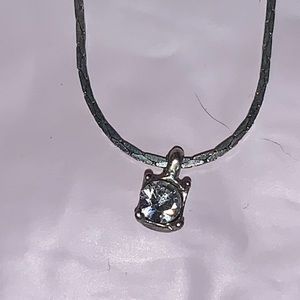 Small diamond necklace